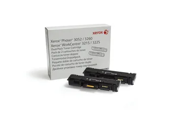 Xerox Phaser 3052/3260/WorkCentre 3215/3225 zestaw dwóch tonerów 2x3000 stron — drukarka laserowa