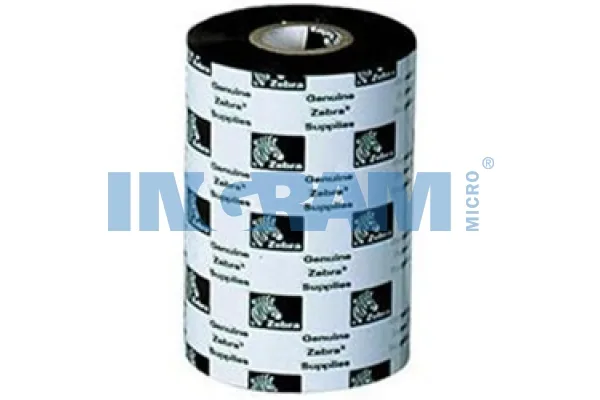 Zebra Wax Ribbon, 60mmx450m (2.36inx1476ft), 2100; High Performance, 25mm (1in) core, 12/box — materiał do drukarek etykiet