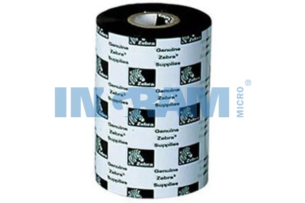 Zebra Wax/Resin Ribbon, 110mmx30m (4.33inx98ft), 5555; Standard, Cartridge, 10/box — materiał do drukarek etykiet