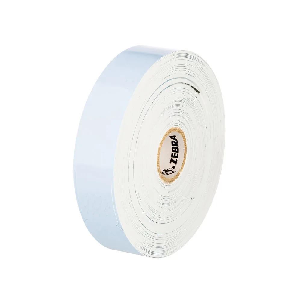 Zebra Wristband, Polypropylene, 1x10in (25.4x254mm); Direct thermal, Z-Band Splash, Adhesive closure, 1in (25.4mm) core, 350/roll, 4/box, Blu