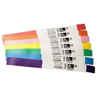 Zebra WRISTBAND, SYNTHETIC, 1X11IN (25.4X279.4MM); DT, Z BAND ULTRA SOFT, COATED, PERMANENT ADHESIVE, CARTRIDGE, 175/ROLL, 6/BOX, BLUE