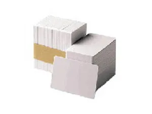 Zebra white PVC cards, 30 mil low coercivity magnetic stripe (500 cards) 53,975mm ×85,979 (2.125×3.385) — materiał do drukarek kart