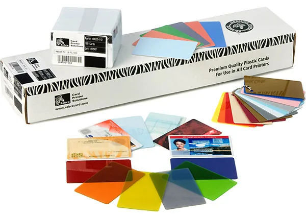 Zebra blank PVC cards w/ signature panel, 30 mil (500 cards) — materiał do drukarek kart