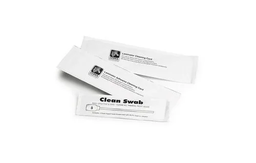 Zebra Cleaning Card Kit Improved ZC100/300 5 Cards — materiał do drukarek kart
