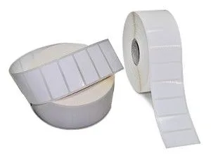 Zebra LABEL, POLYETHYLENE, 51X25MM; THERMAL TRANSFER, POLYE 3100T GLOSS, PERMANENT ADHESIVE, 25MM CORE — materiał do drukarek etykiet