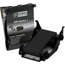 Zebra Ribbon, Mono -Black, 1000 Images, ZXP1 — materiał do drukarek kart
