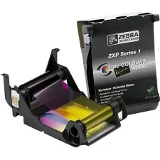Zebra Ribbon, Color-YMCKO, 100 Images, ZXP1 — materiał do drukarek kart