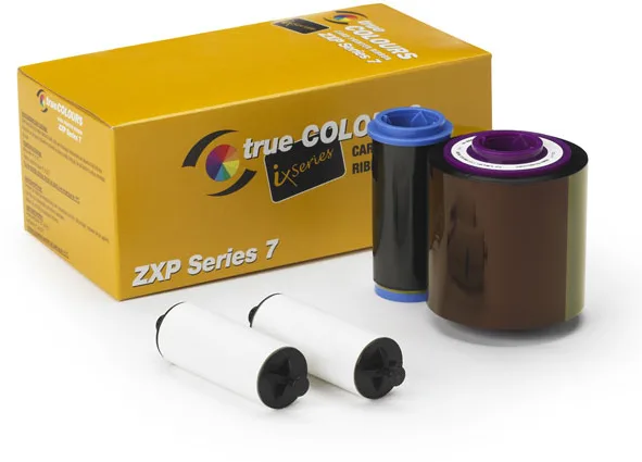 Zebra Ribbon, Color-YMCKO, 750 Images, ZXP7,HS, EMEA — materiał do drukarek kart