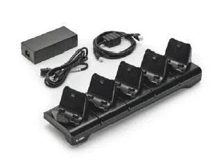 Zebra 5-slot printer docking cradle; ZQ300 Series; includes power supply and EU power cord — akcesorium do tabletów