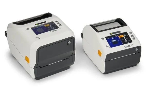 Zebra Thermal Transfer Printer (74/300M) ZD621, Healthcare, Color Touch LCD; 203 dpi, USB, USB Host, Ethernet, Serial, BTLE5, EU and UK Co