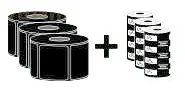 Zebra LABEL RIBBON PACK (3006320) — materiał do drukarek etykiet