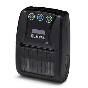 Zebra ZQ210, 2.25 inch DT Printer, Bluetooth, label&receipt printing, Belt clip, USB cable, English/Latin/Cyrillic