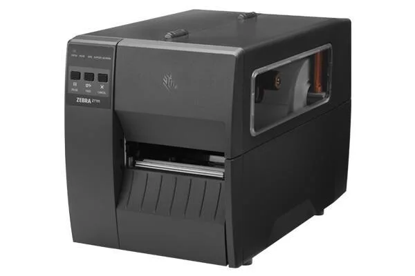 Zebra TT Printer ZT111; 4, 203 dpi, Thermal Transfer, Tear, EU/UK Cords, USB, Serial, Ethernet, BTLE, USB Host, EZPL — drukarka etykiet