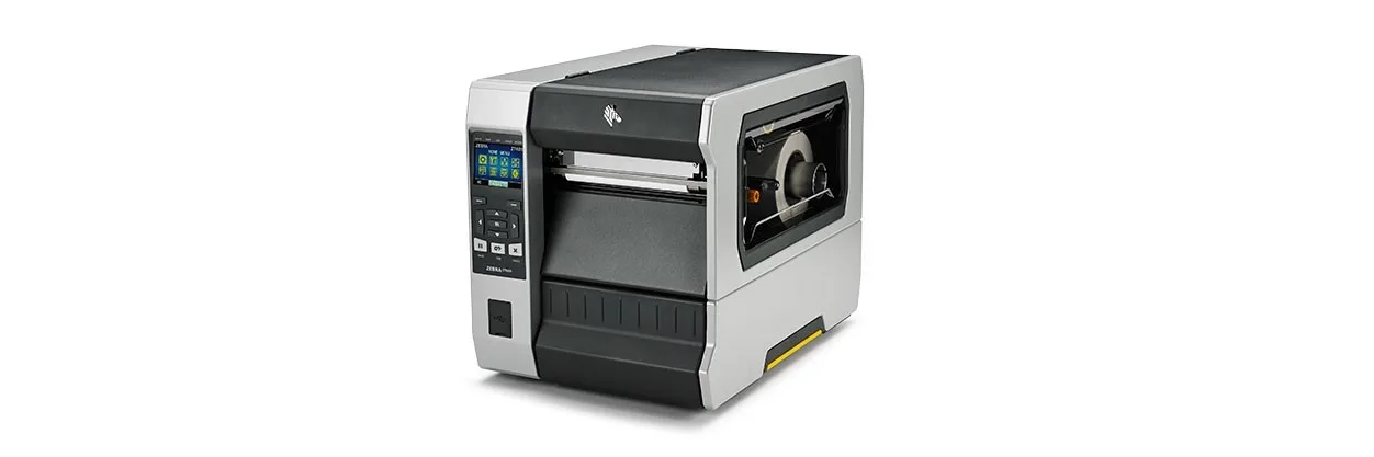 Zebra TT Printer ZT620; 6, 300 dpi, Euro and UK cord, Serial, USB, Gigabit Ethernet, Bluetooth 4.0, USB Host, Tear, Color, ZPL — drukarka etykiet
